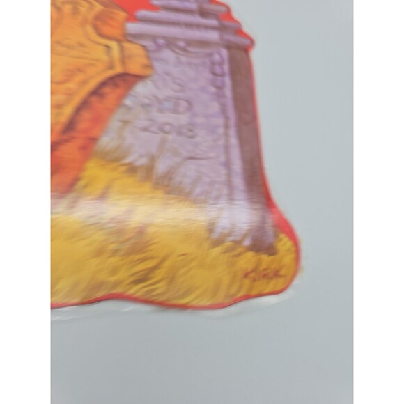 Kirk Vintage Die Cut Halloween Black Cat & Tombstones Decor Two-sided Laminated - Picture 3 of 5